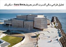 پاورپوینت تحلیل طراحی سالن کنسرت اکستر معروف Foro Boca- مکزیک